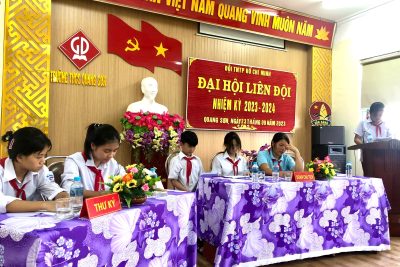 ĐẠI HỘI LIÊN ĐỘI NHIỆM KỲ 2023-2024