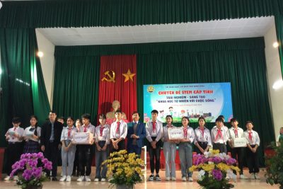 Trường THCS Quang Sơn tổ chức chuyên đề STEM cấp tỉnh: Trải nghiệm – sáng tạo ” Khoa học tự nhiên với cuộc sống”